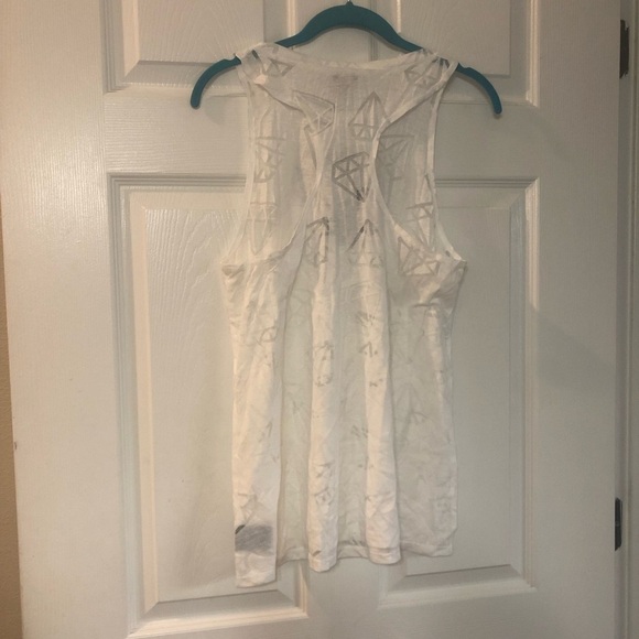 NWT Terez Burnedout diamond racerback tank. Size Large - Picture 3 of 9